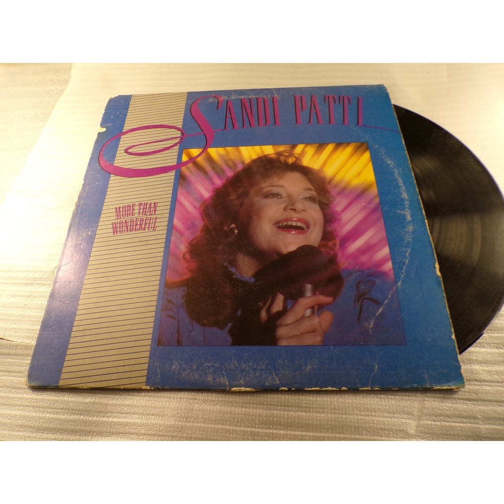 Sandi Patti More Than Wonderful Vinyl LP 1983 Impact Records R3822 CCM Gospel